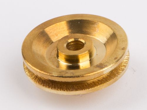 Wilesco 01631 24mm dia brass grooved pulley